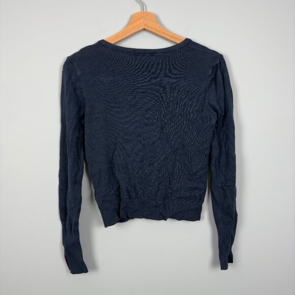 Atmosphere Women's Navy Classic Crewneck Cardigan, Size M - Picture 4 of 4